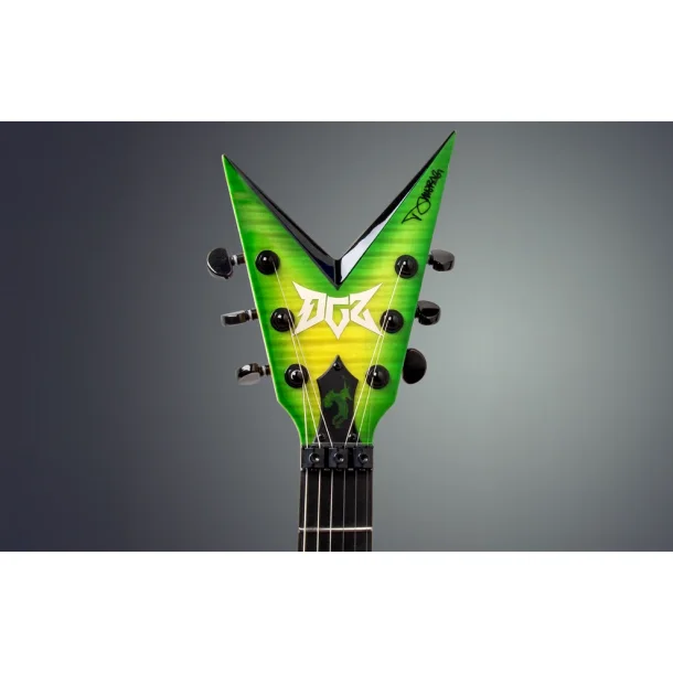 DGZ DIME GUITARZ CULPRIT - DIME SLIME (GREEN BURST FLAME)